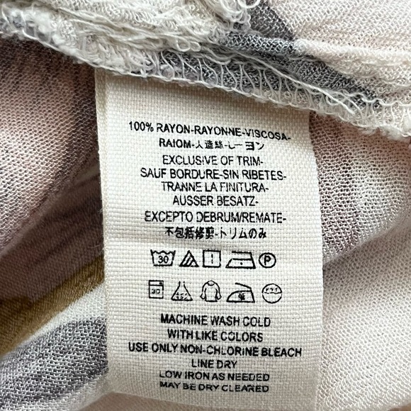 Free People Electric Orchid Print Swing Tunic in Cream, Size XS‎ - Picture 16 of 16